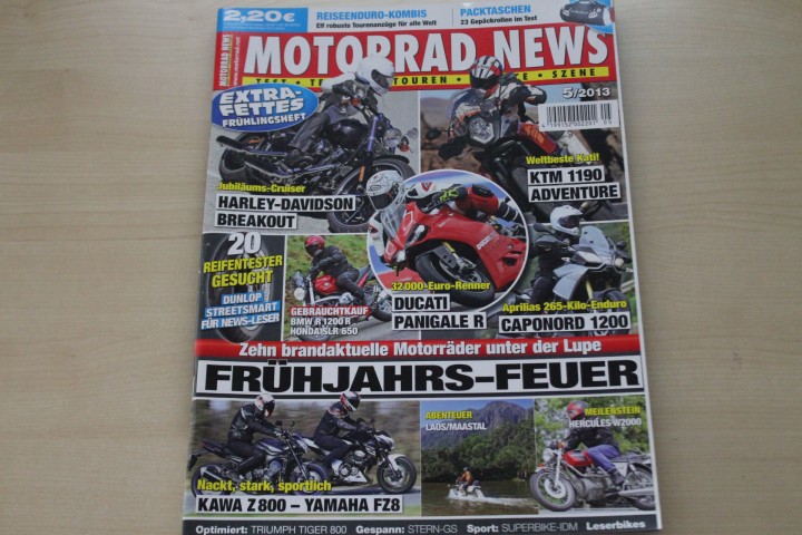 Deckblatt Motorrad News (05/2013)